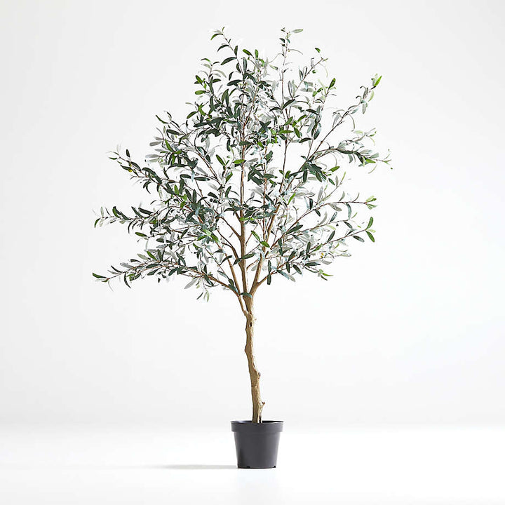 Faux Olive Tree in Pot 7'