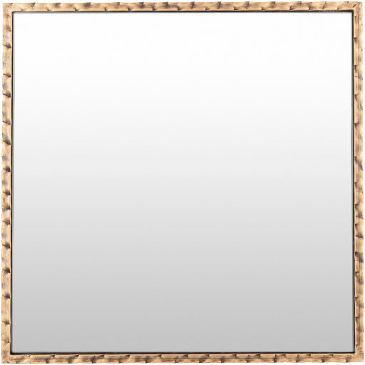 Majestic 25-inch Handcrafted Iron Mirror