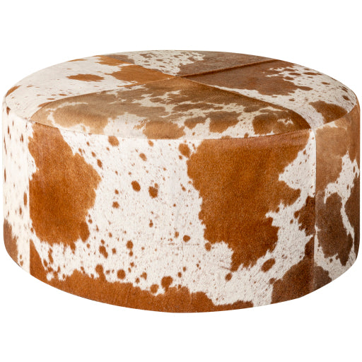 Abilene Ottoman - Cozy Leather Storage Solution