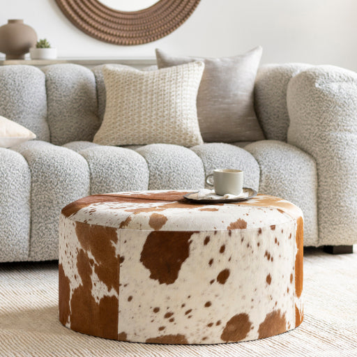 Abilene Ottoman - Cozy Leather Storage Solution