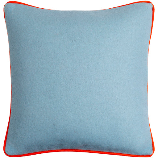 Modern Accent Decor - 18'' L x 18'' W Neutral Wool Blend Pillow