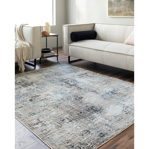 Allegro Azure Machine Woven Rug