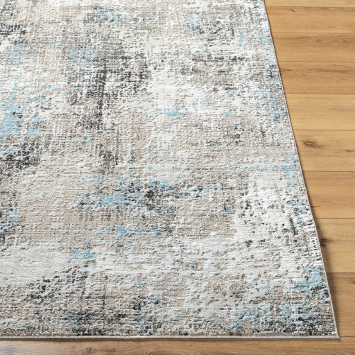 Allegro Azure Machine Woven Rug
