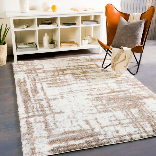 Aliyah Shag Abstract Loomed Accent Rug
