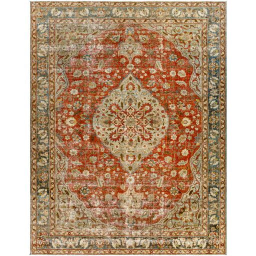 Antique Original Ornate Artisanal Kilim