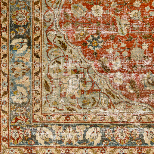 Antique Original Ornate Artisanal Kilim