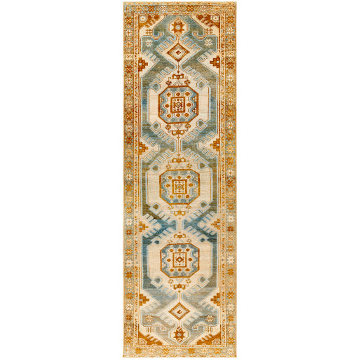 Antique One-of-a-Kind Artisanal Accent Runner