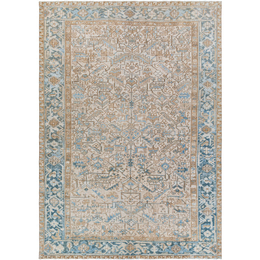 Antique One of a Kind Artisanal Aubusson Area Rug