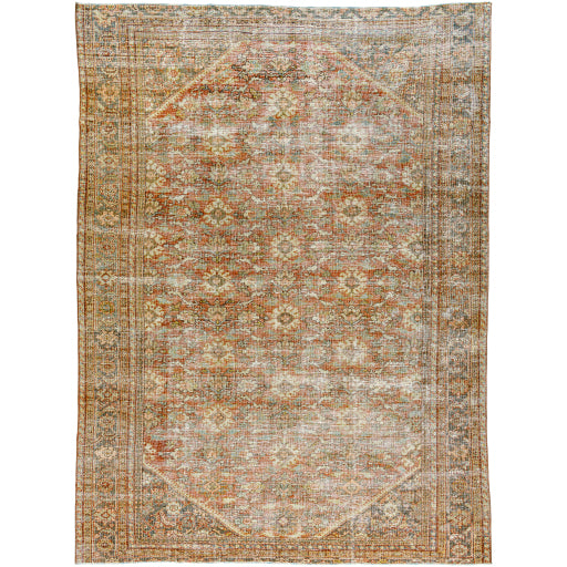 Antique One of a Kind Artisanal Accent Area Rug AOOAK-1594 Handmade