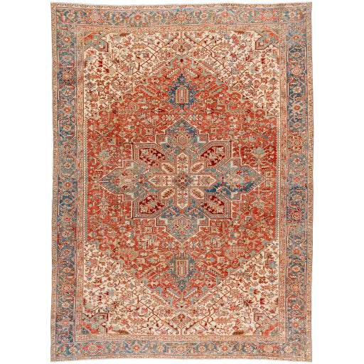 Ancient Original Oriental Art Knotwork-1609 Handcrafted Carpet