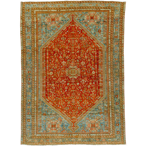 Antique One-of-a-Kind Artisanal Aubusson Area Rug