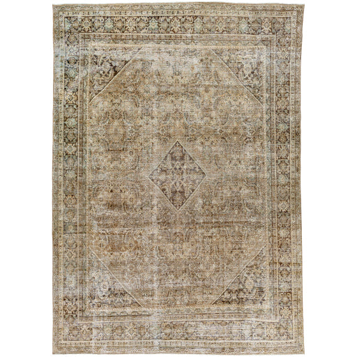 Antique One-of-a-Kind Artisanal Area Rug AOOAK-1716 Handcrafted