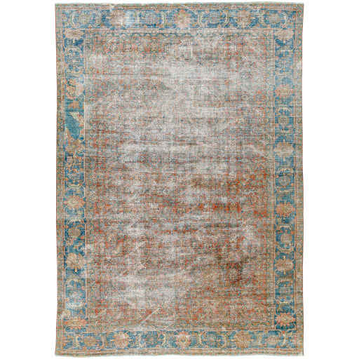Antique One-of-a-Kind Artisanal Aubusson Area Rug