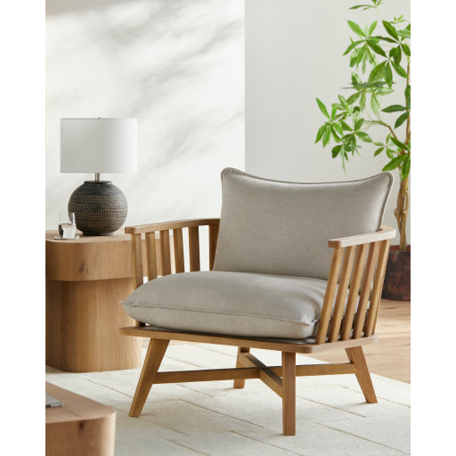 Chic Luxury Leather Accent Chair