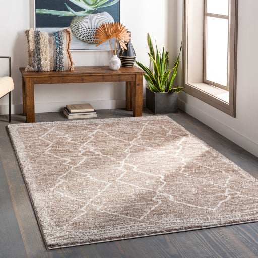 Andorra Artisanal Amber Machine Woven Rug