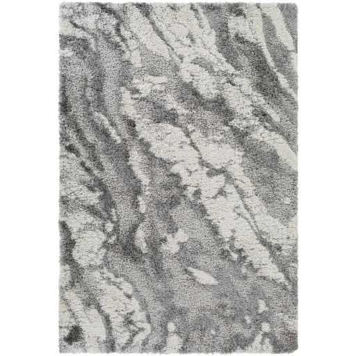 Alta Shag Amber Silhouette Machine Woven Rug