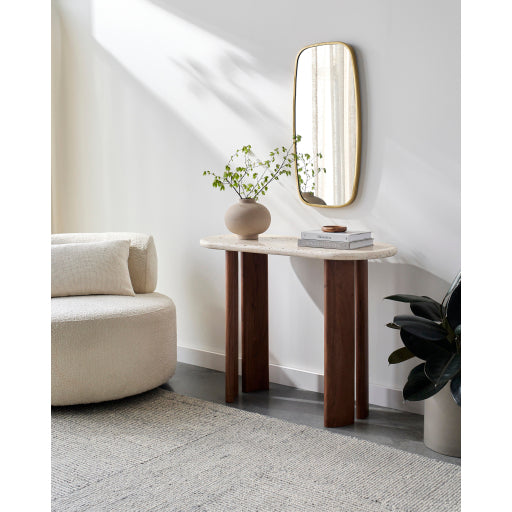 Modern Minimalist Acacia Console Table