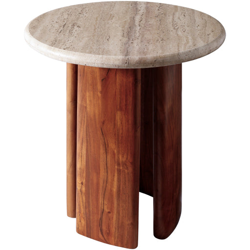 Sophisticated Marble Base Side Table