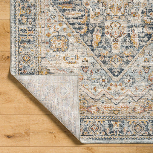 Beckham Botanical Mosaic Machine Woven Rug