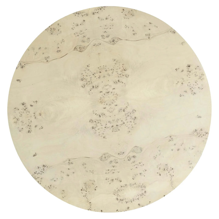 Burlin Round Coffee Table Bleached Burl