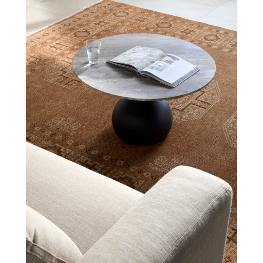 Bolb Contemporary 18H x 32W x 32D Stone Coffee Table