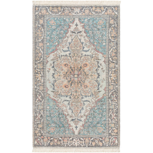 Belfast Blue Loomed Floorcover
