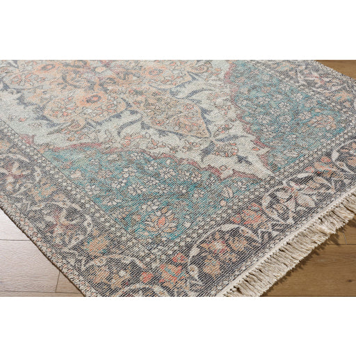 Belfast Blue Loomed Floorcover