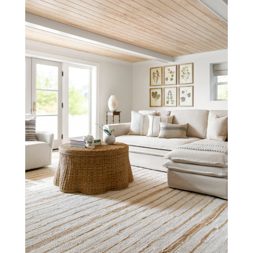 Kamey Bohemian Knots Handcrafted Area Rug