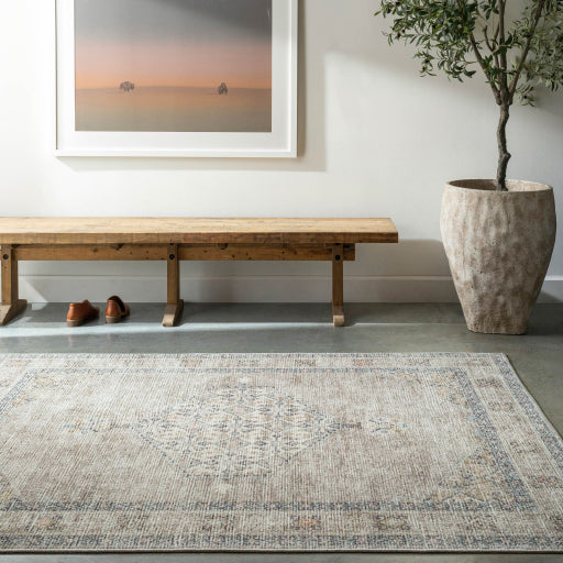 Lila Botanical Compact Machine Woven Carpet