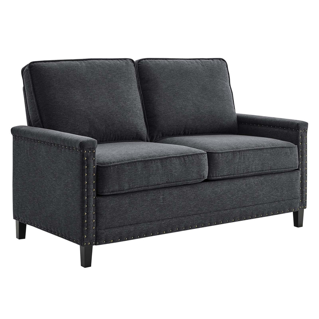 Shonta Upholstered Fabric Loveseat
