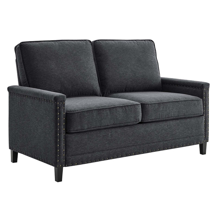 Shonta Upholstered Fabric Loveseat