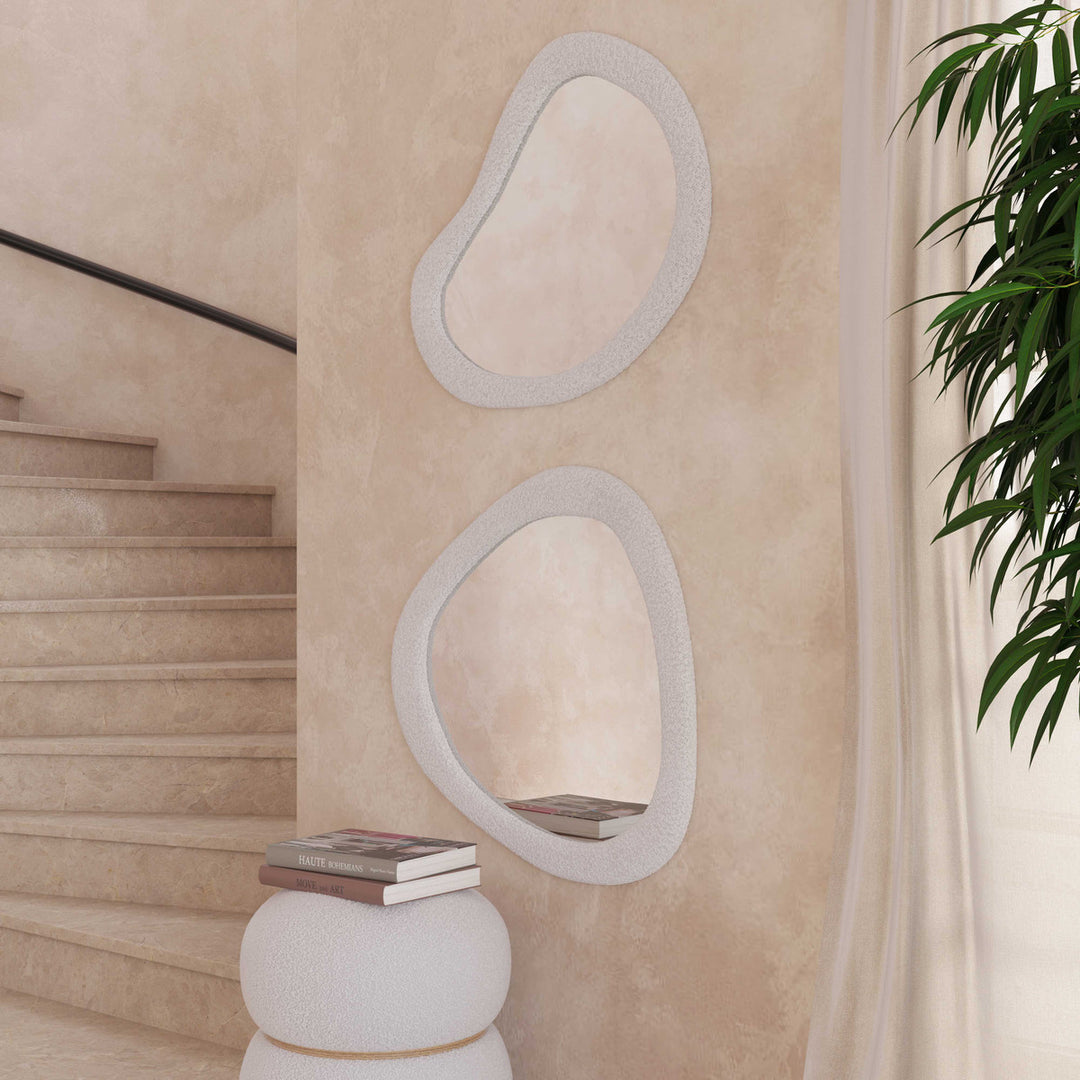 Lark Boucle Mirror