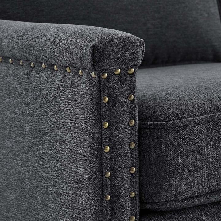 Shonta Upholstered Fabric Loveseat