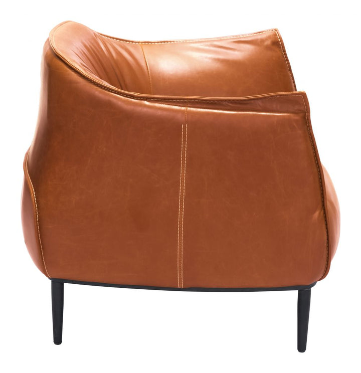 Yulia Brown Accent Chair