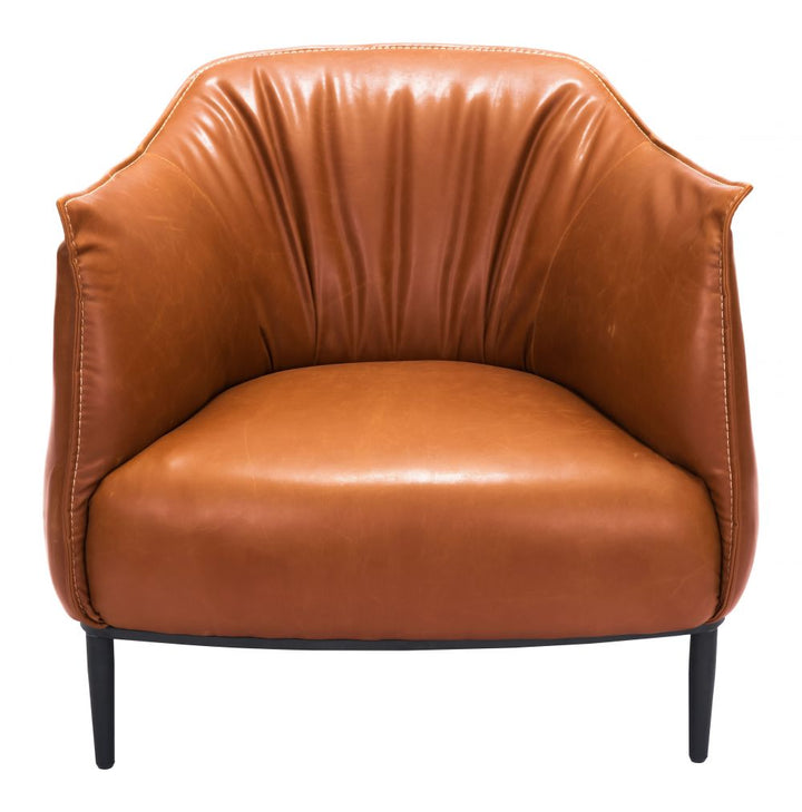 Yulia Brown Accent Chair