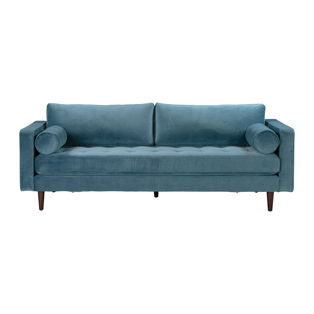 Cavern Dusty Blue Velvet Sofa