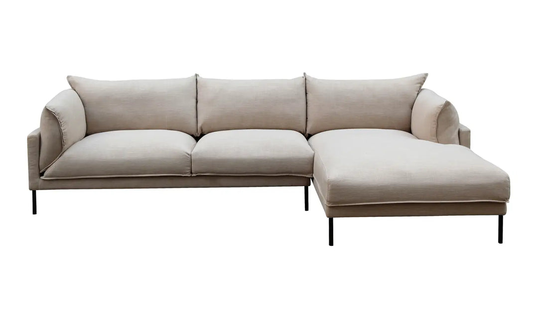 Carmen Right Facing Beige Sectional