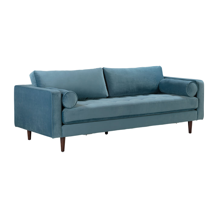 Cavern Dusty Blue Velvet Sofa