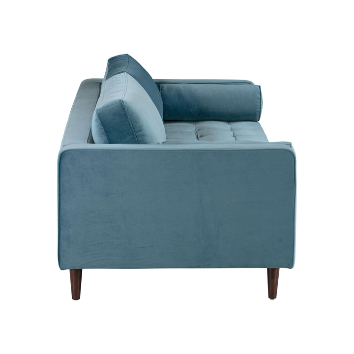 Cavern Dusty Blue Velvet Sofa