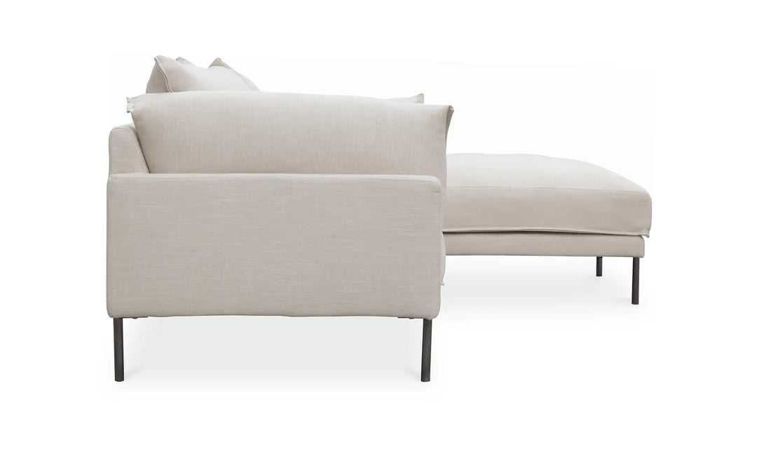 Carmen Right Facing Beige Sectional