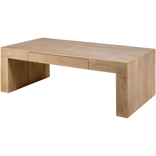 Elegance in Simplicity - Coburn CBRN-002 16"H x 48"W x 24"D Modern Coffee Table