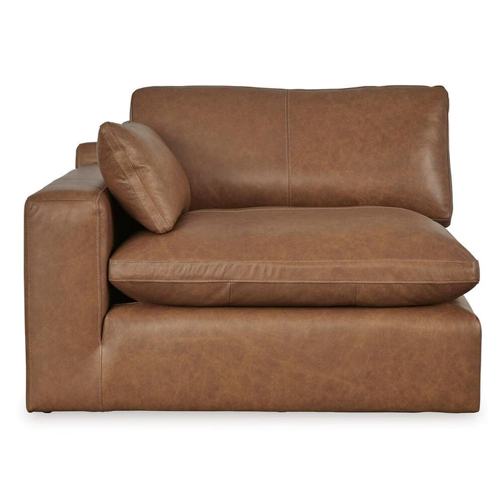 Signature Design by Ashley Emilia 5-Piece L-Shaped Sectional in Caramel