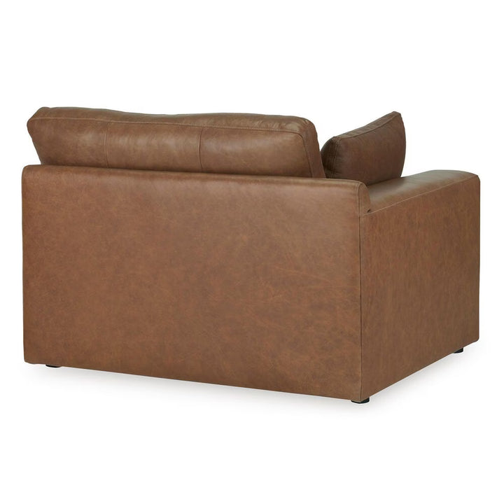 Signature Design by Ashley Emilia 5-Piece L-Shaped Sectional in Caramel