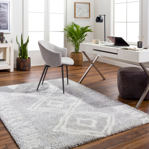 Cloudy Silhouette CDG Textured Area Rug