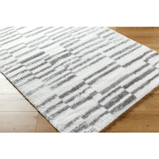 Cloudy Shag Contemporary Drift Gray Area Rug