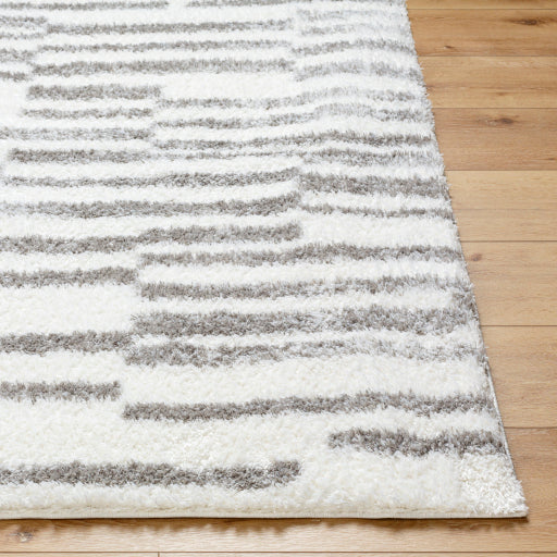 Cloudy Shag Contemporary Drift Gray Area Rug