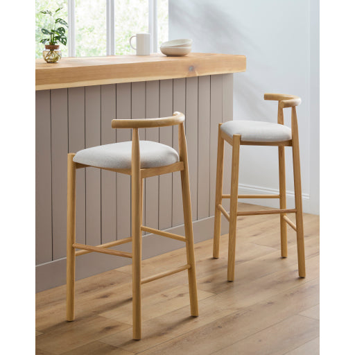 Scandinavian Simplicity - Callum 37"H x 19"W x 17"D Bar Stool