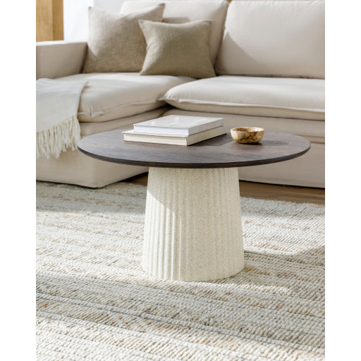 Modern Elegance 18"H x 32"W x 32"D Coffee Table