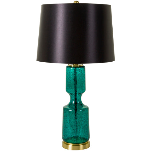 Stylish Black Linen Accent Lamp