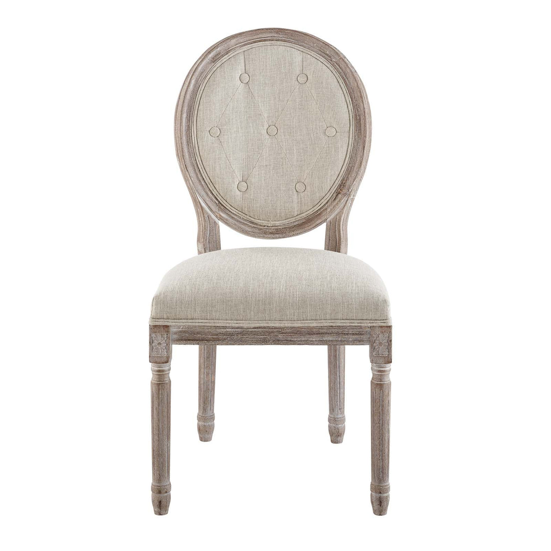 Sirea Vintage Dining Side Chair - Beige
